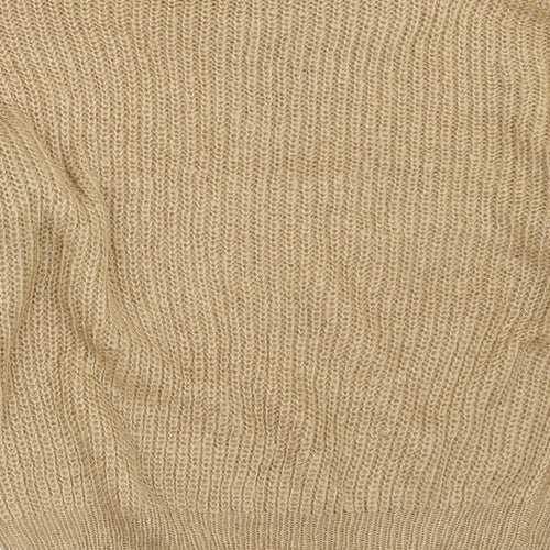 Brave Soul Womens Beige   Pullover Jumper Size L