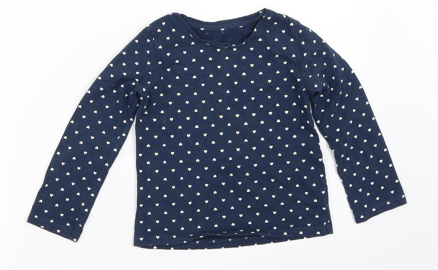 Mothercare Girls Blue   Basic T-Shirt Size 2-3 Years