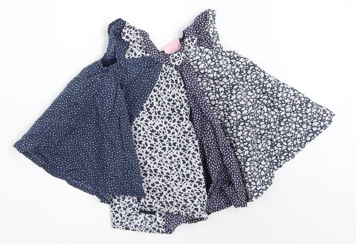 Mini Me Girls Blue Fit & Flare Size 0-3 Months