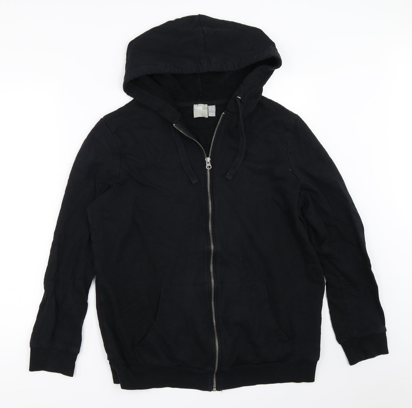 ASOS Womens Black   Full Zip Hoodie Size 12