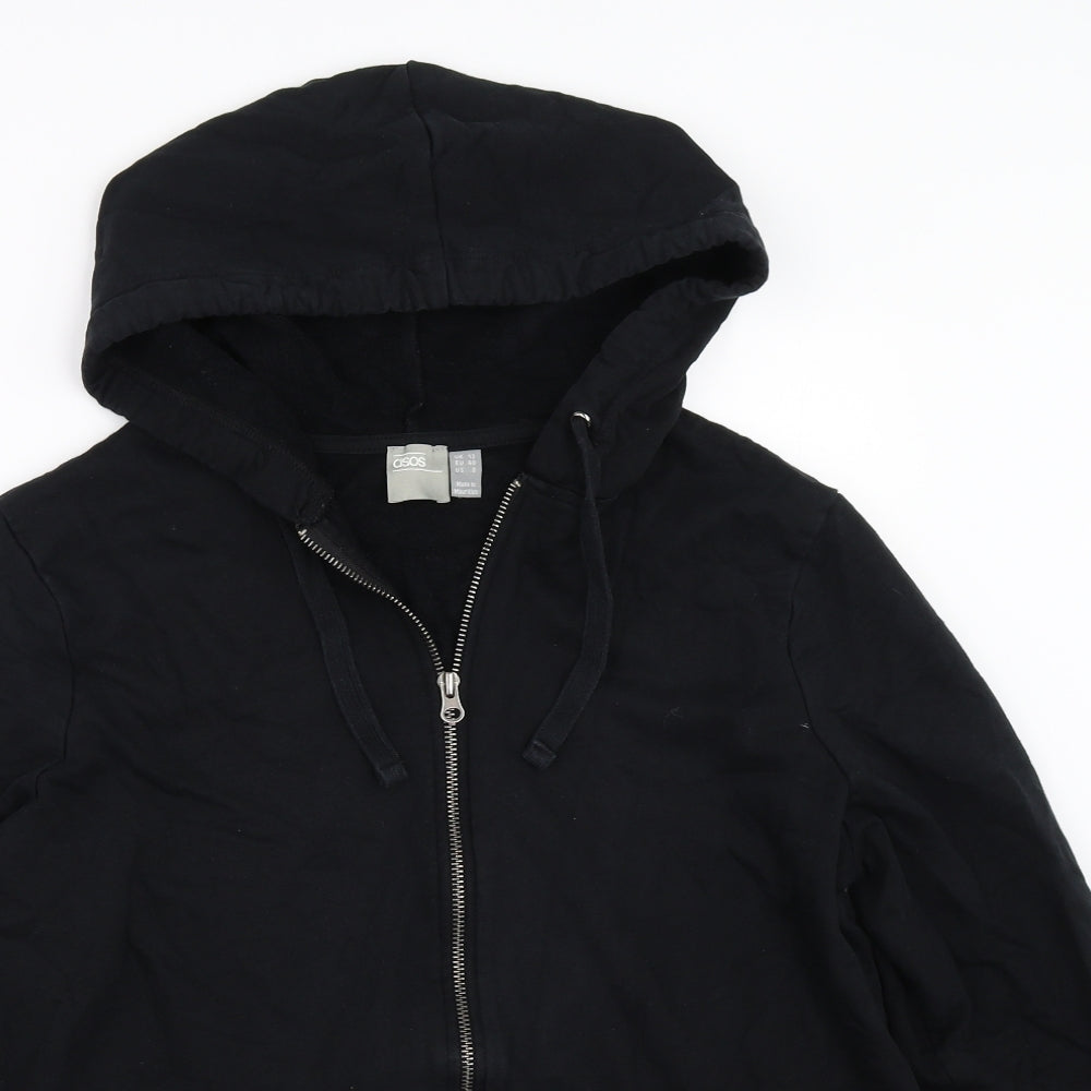 ASOS Womens Black   Full Zip Hoodie Size 12