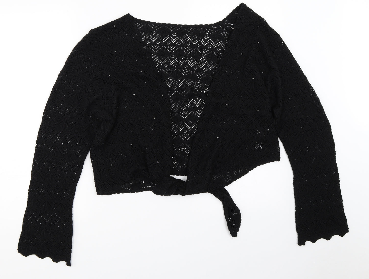 BHS Womens Black   Cardigan Jumper Size 20