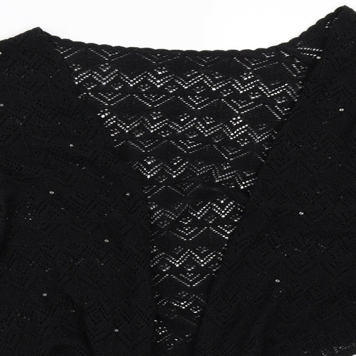 BHS Womens Black   Cardigan Jumper Size 20