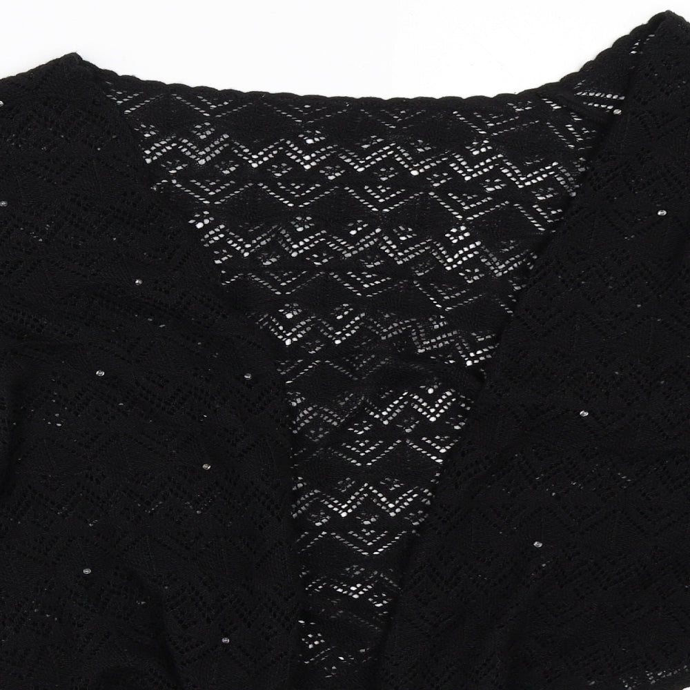 BHS Womens Black   Cardigan Jumper Size 20