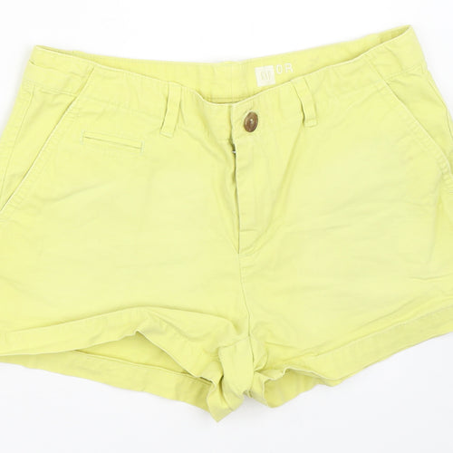 Gap Womens Yellow   Chino Shorts Size 4