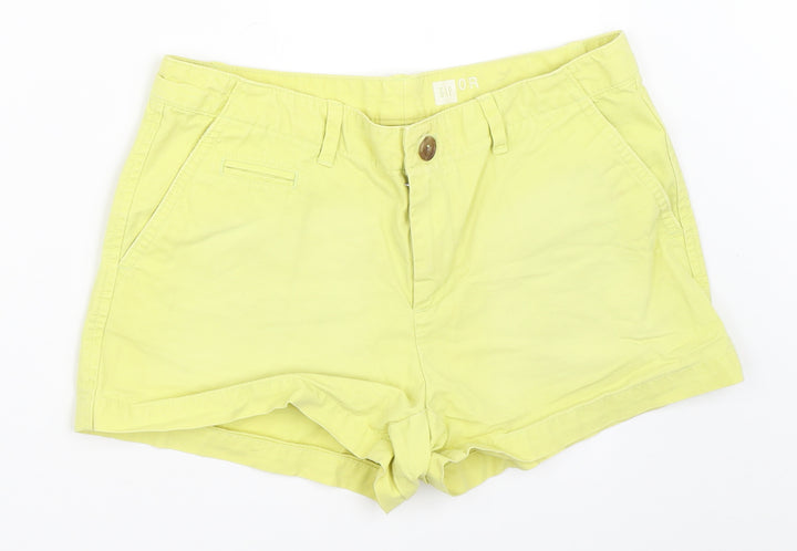 Gap Womens Yellow   Chino Shorts Size 4