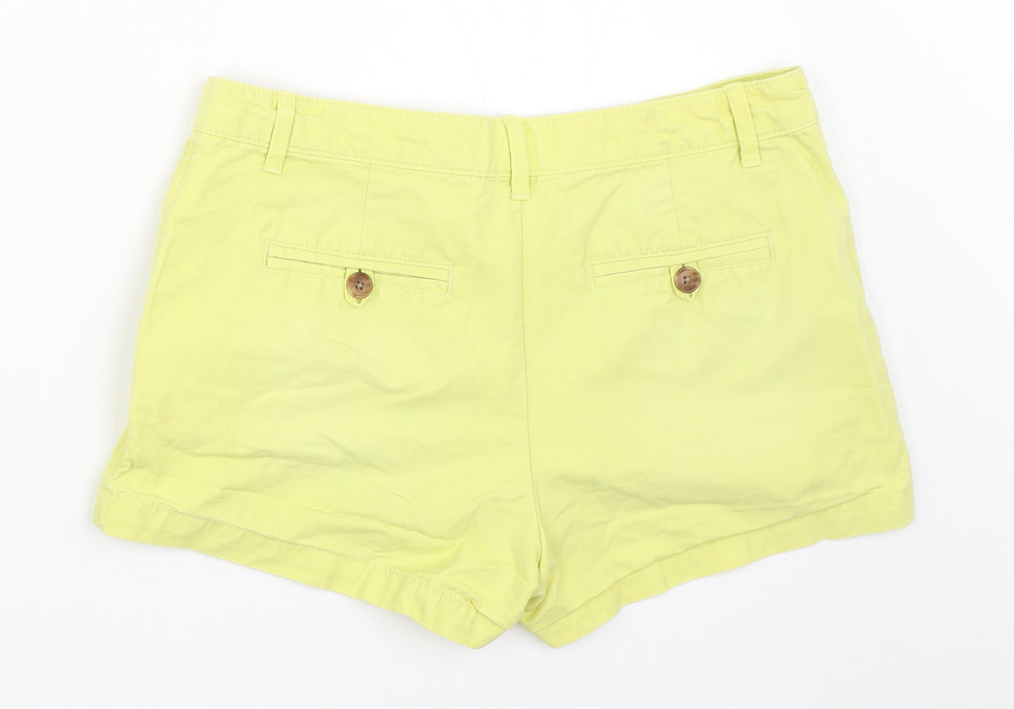 Gap Womens Yellow   Chino Shorts Size 4