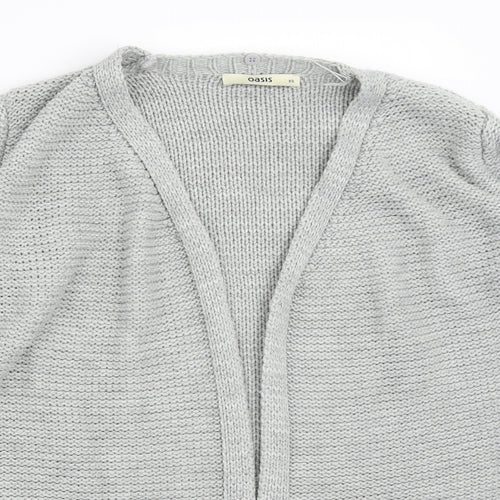 Oasis Womens Grey   Cardigan Jumper Size XS