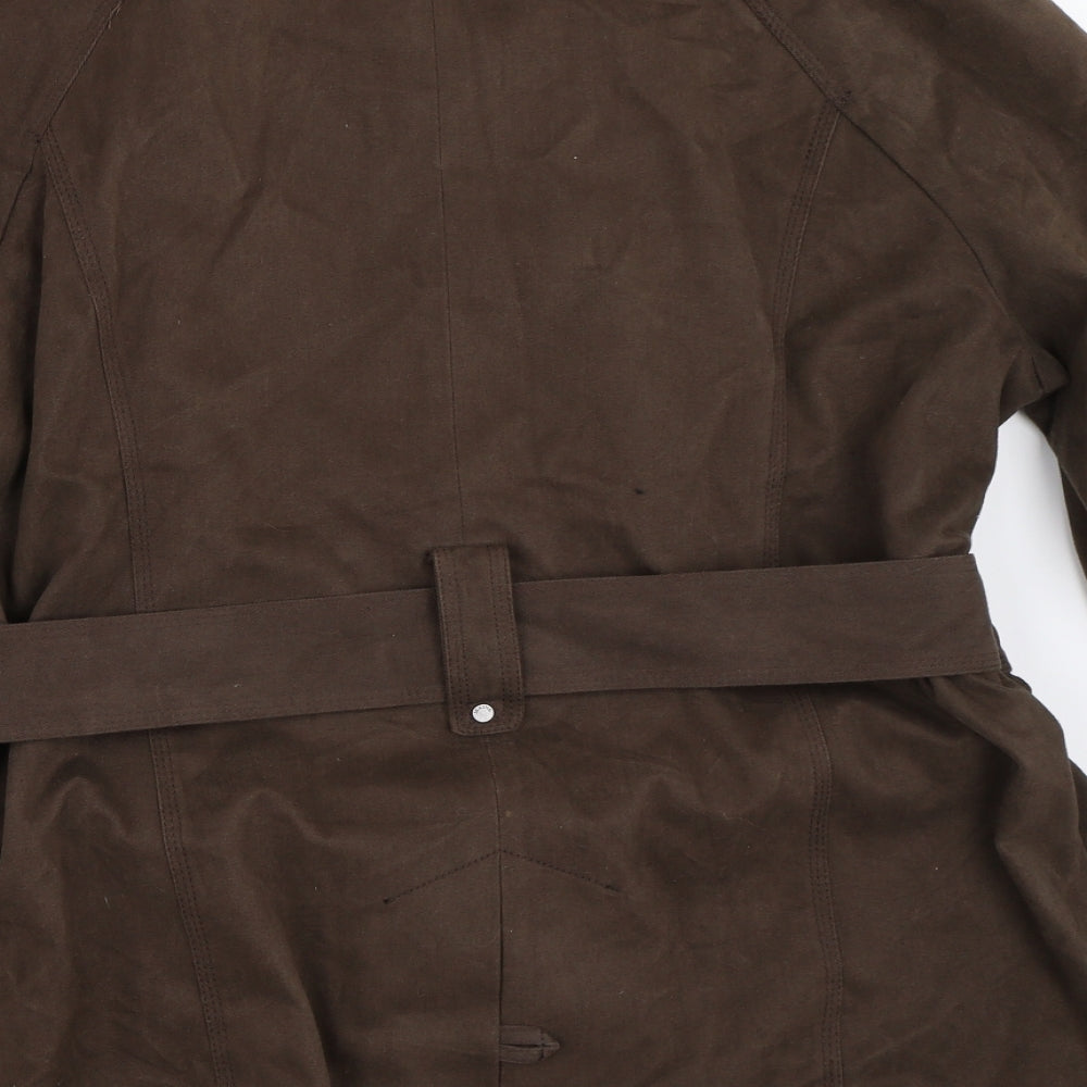 Maine New England Womens Brown   Overcoat Coat Size 20