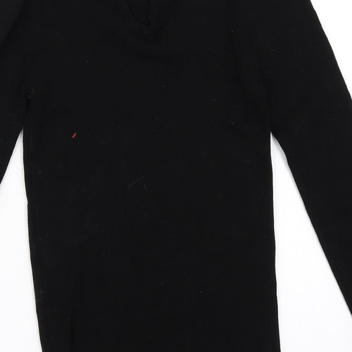 Warehouse Womens Black   Pullover Jumper Size 6