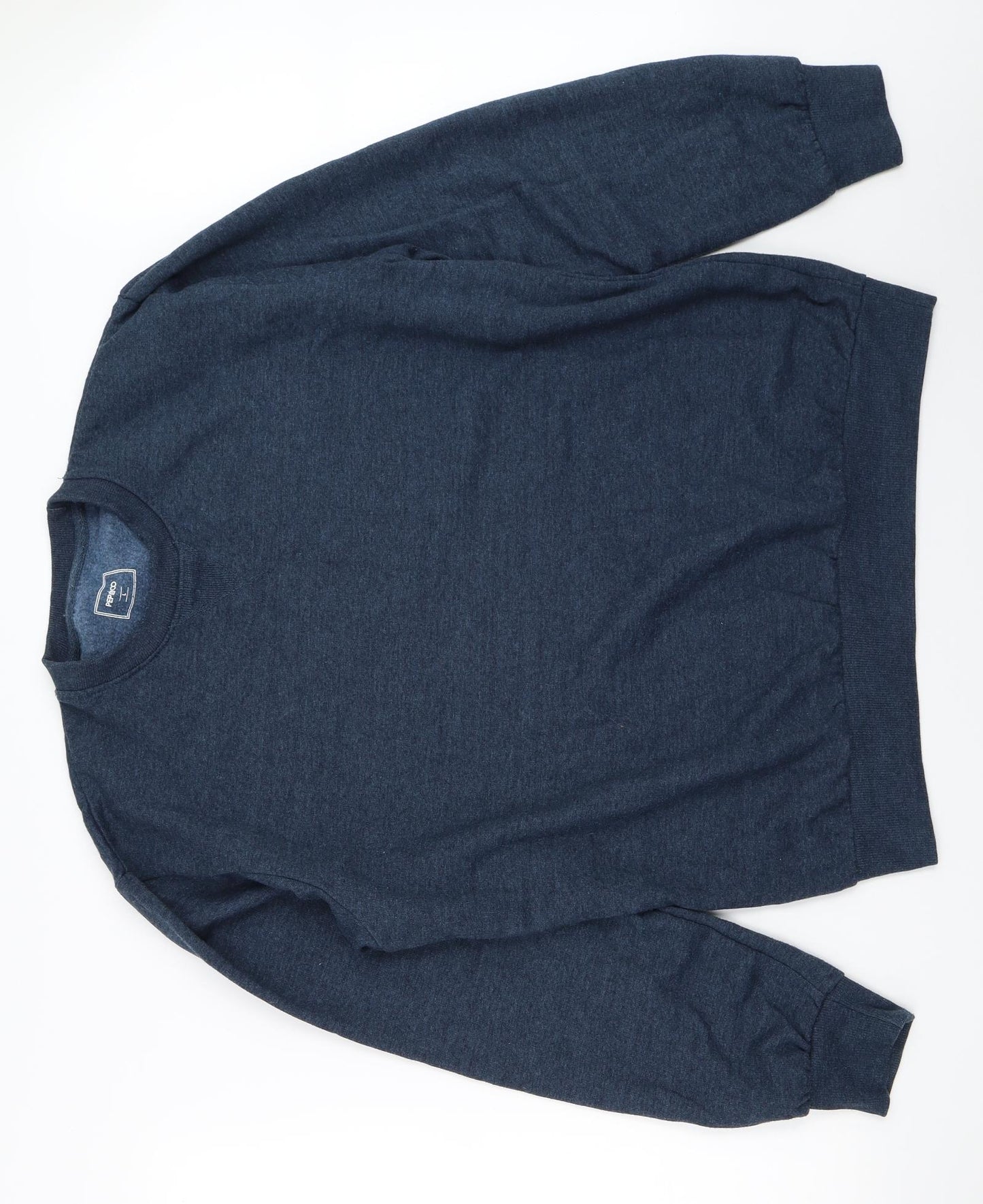 Pep&Co Mens Blue   Pullover Sweatshirt Size L
