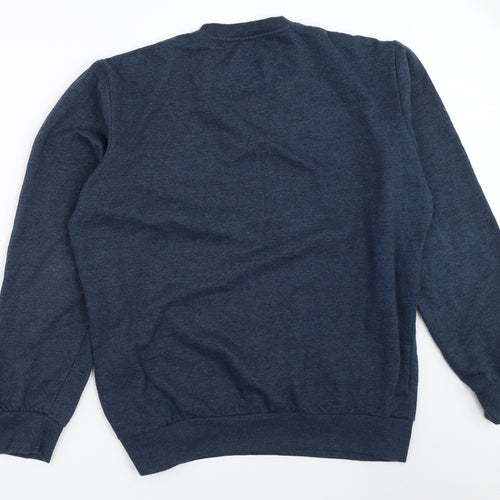 Pep&Co Mens Blue   Pullover Sweatshirt Size L
