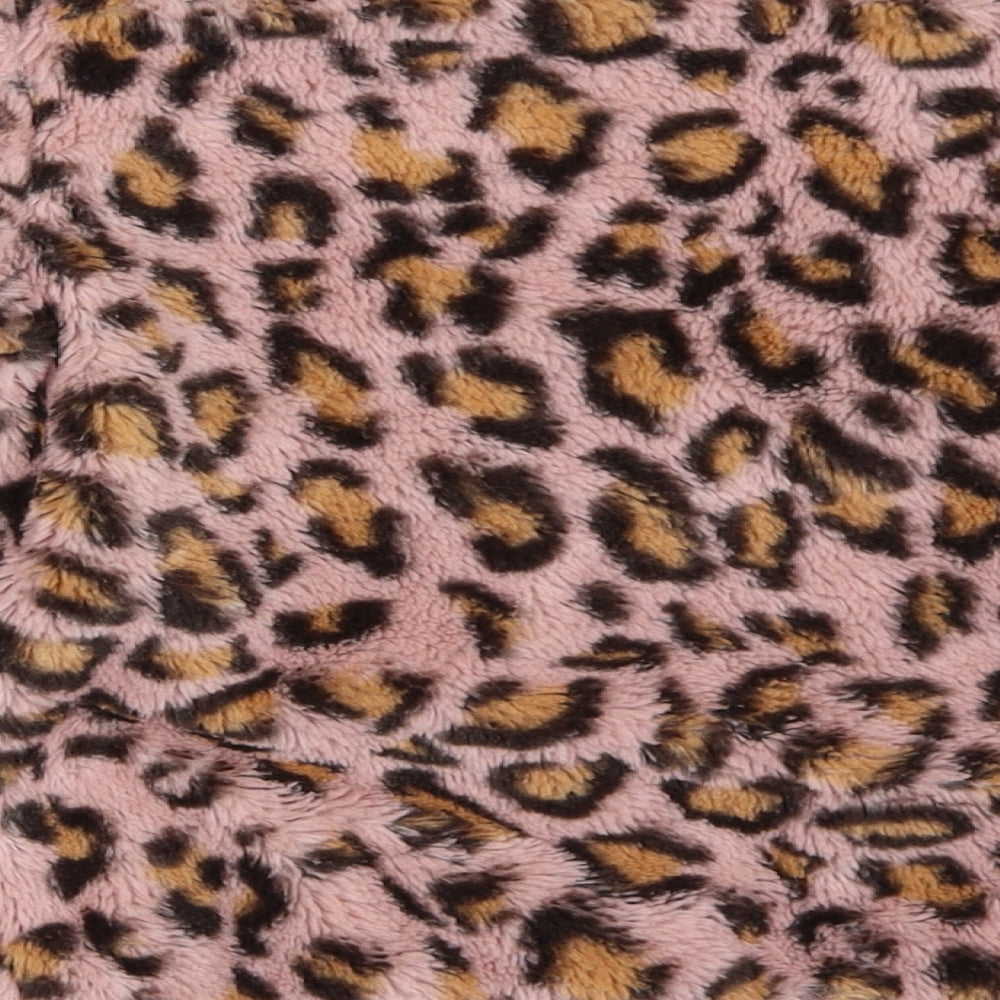 George Girls Pink Animal Print  Pullover Sweatshirt Size 7-8 Years
