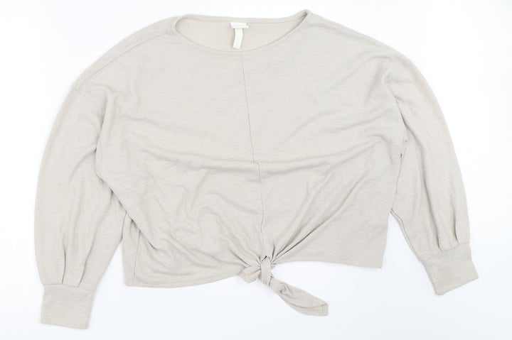 H&M Womens Beige Pullover Jumper Size M