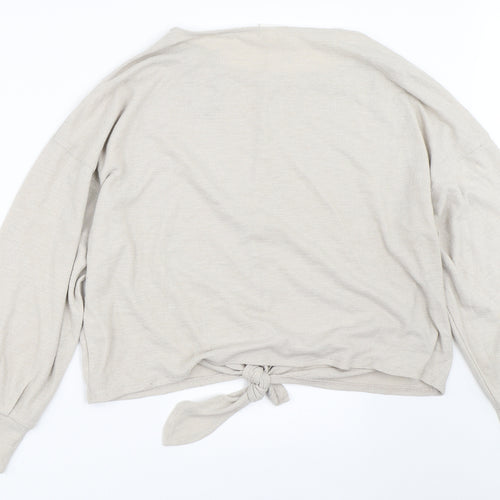 H&M Womens Beige   Pullover Jumper Size M