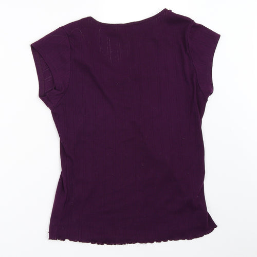 F&F Womens Purple   Basic T-Shirt Size L