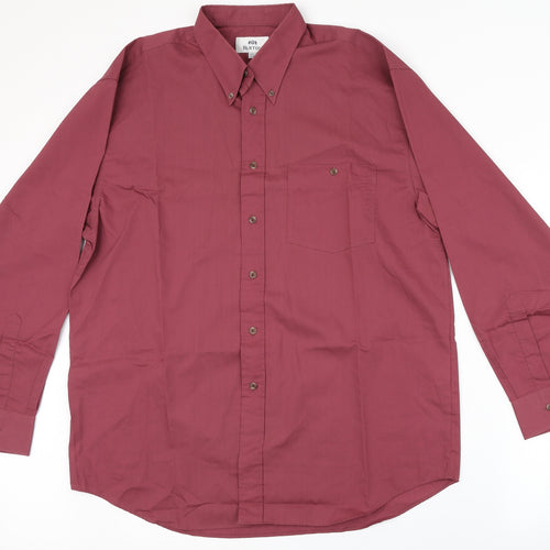 Burton Mens Red    Button-Up Size 42