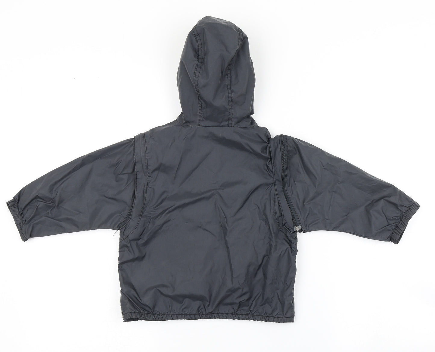 Marks and Spencers Boys Grey   Rain Coat Coat Size 6-9 Months