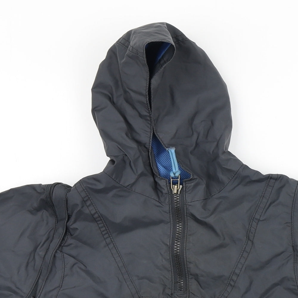 Marks and Spencers Boys Grey   Rain Coat Coat Size 6-9 Months