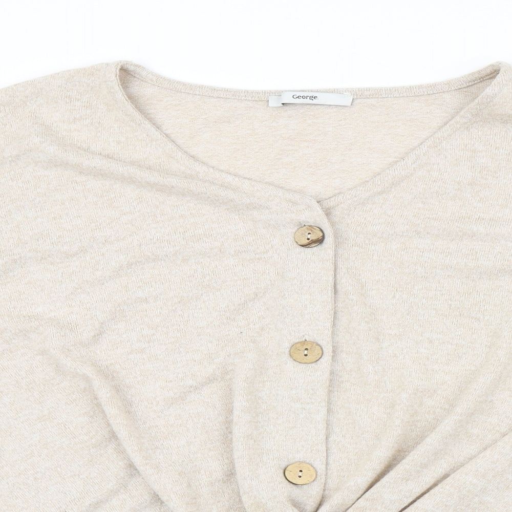 George Womens Beige   Pullover Jumper Size 12