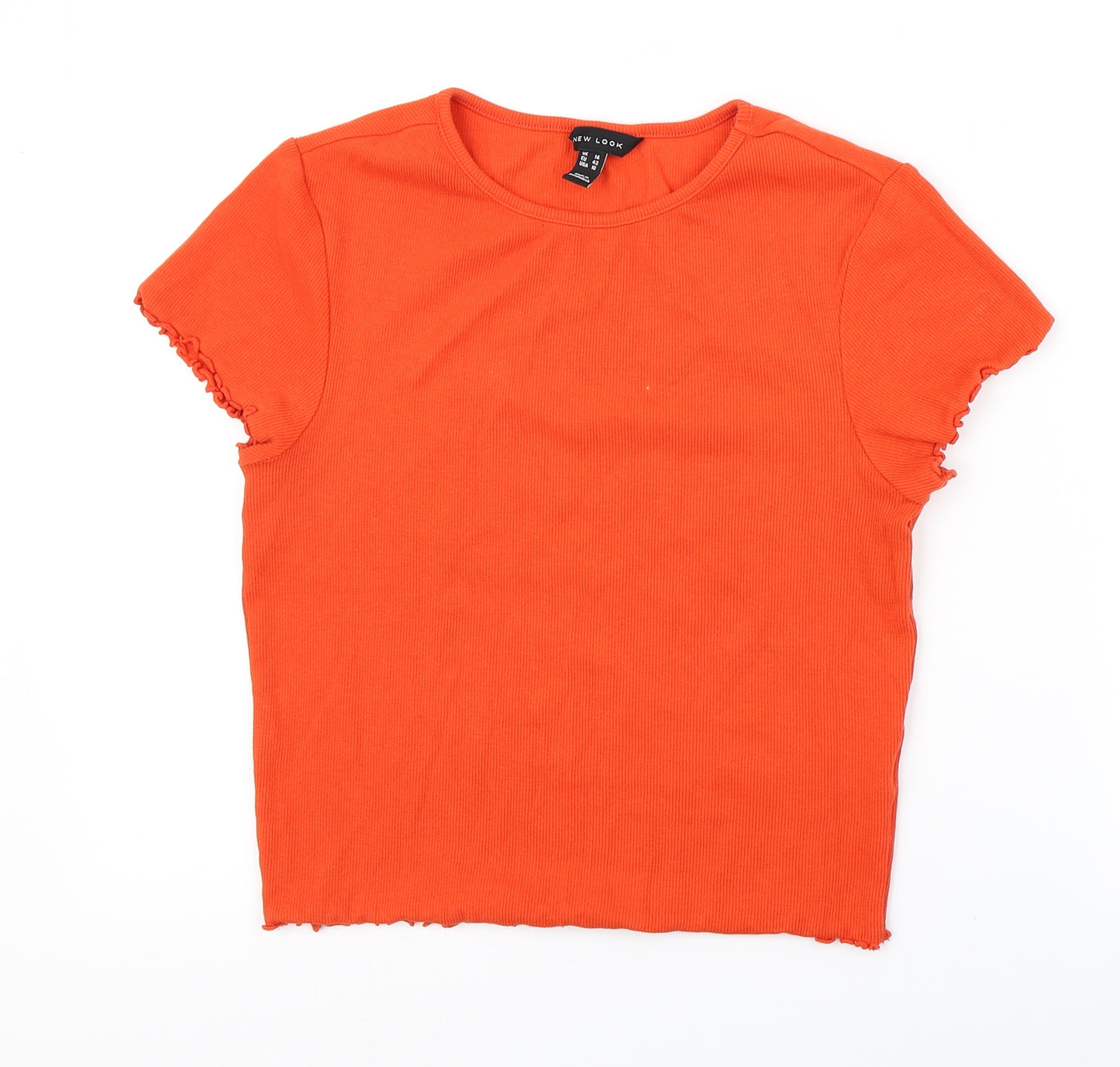 New Look Womens Orange   Basic T-Shirt Size 14