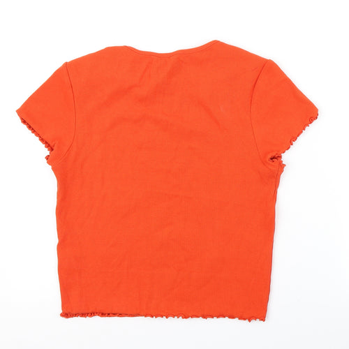 New Look Womens Orange   Basic T-Shirt Size 14