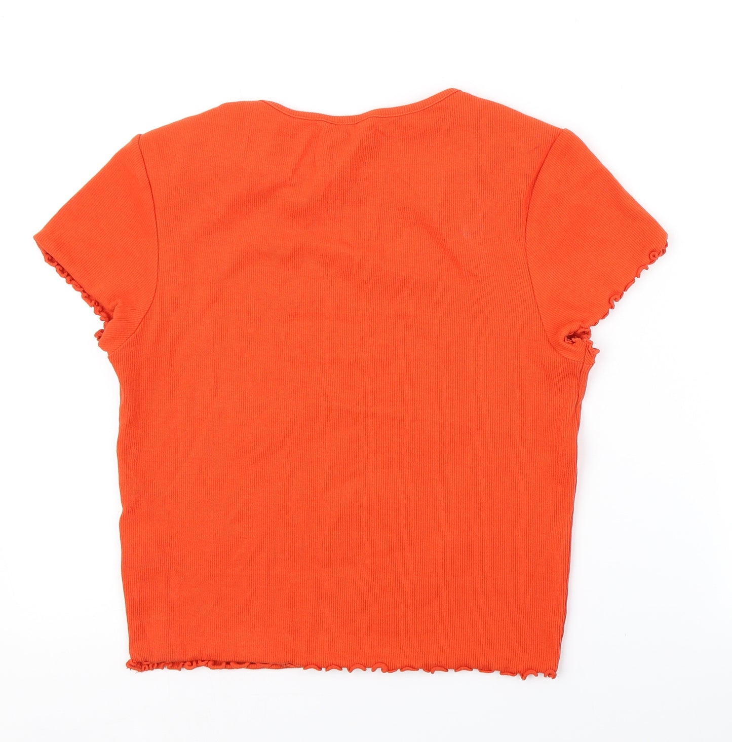New Look Womens Orange   Basic T-Shirt Size 14