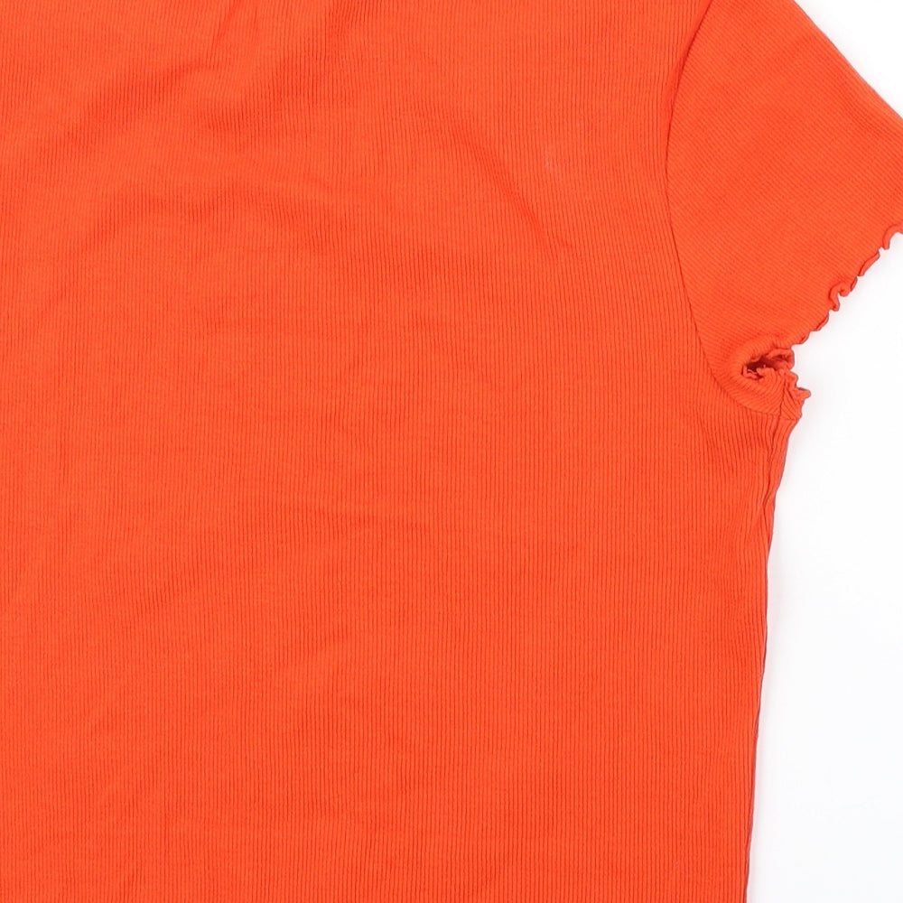 New Look Womens Orange   Basic T-Shirt Size 14