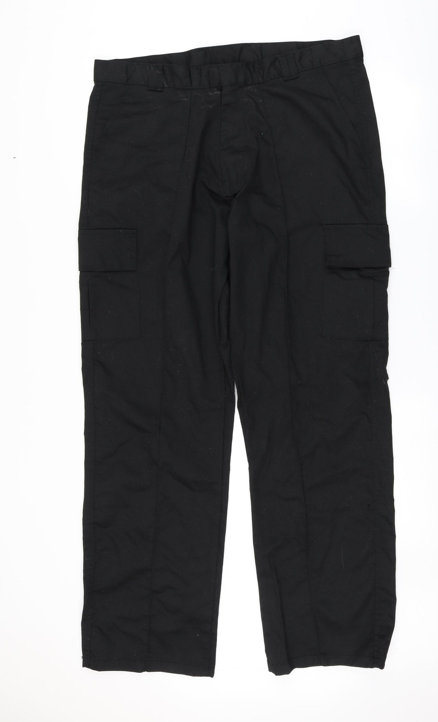 Uneek Mens Black   Trousers  Size 36 L32 in