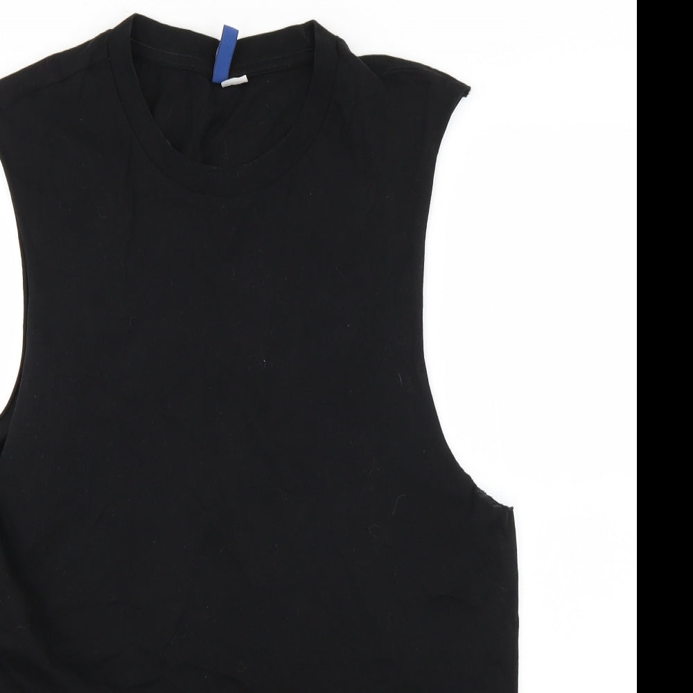 Divided Mens Black    T-Shirt Size M