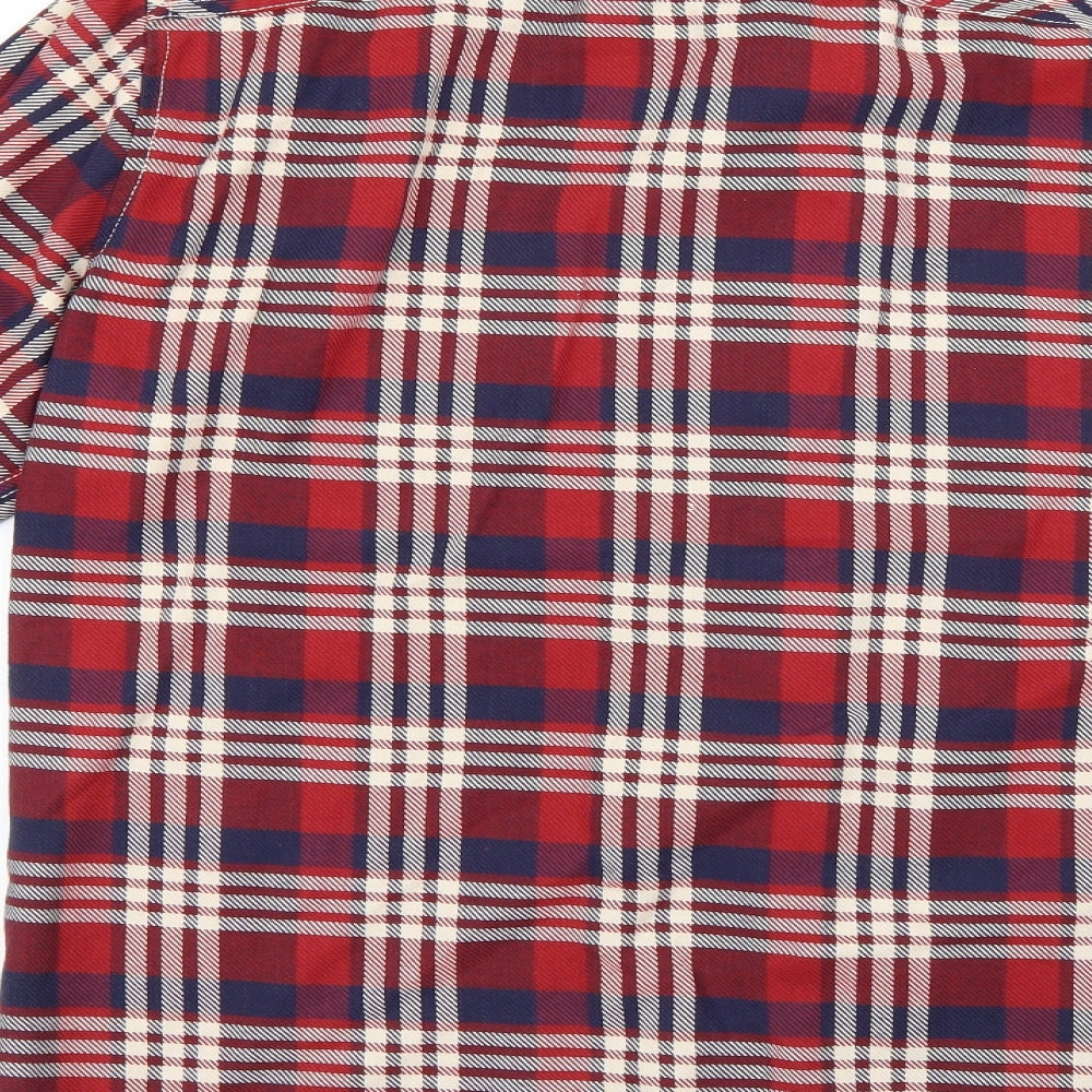 north coast Mens Multicoloured Check   Dress Shirt Size L