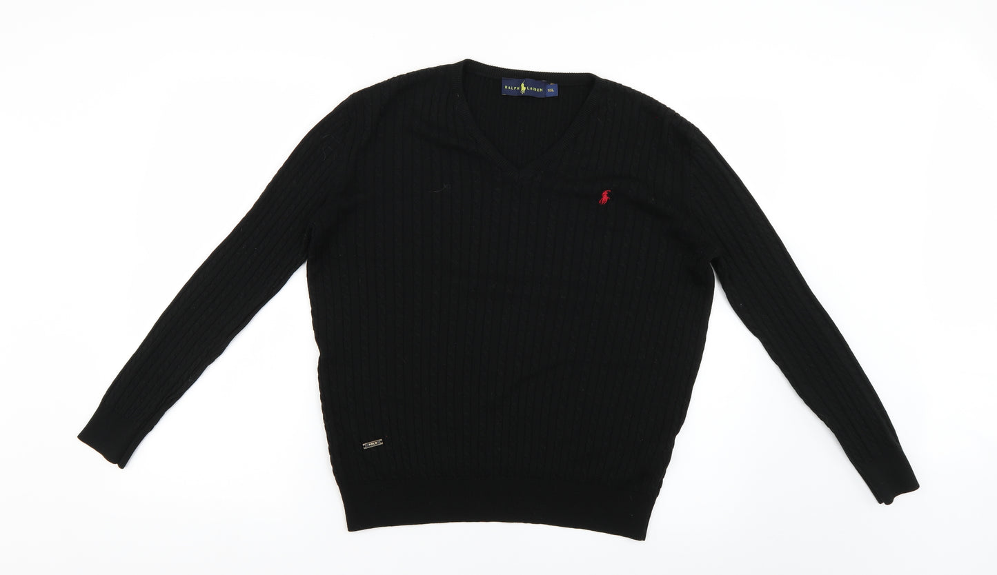 Ralph Lauren Mens Beige   Pullover Jumper Size 2XL
