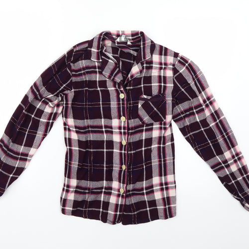 RJR.John Rocha Womens Pink Check  Basic Button-Up Size 12