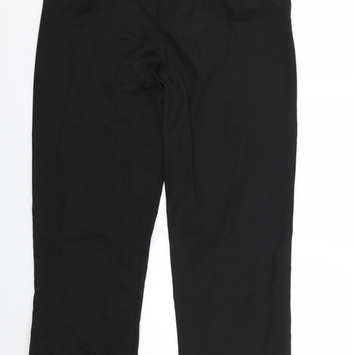 F&F Boys Black   Chino Trousers Size 15-16 Years