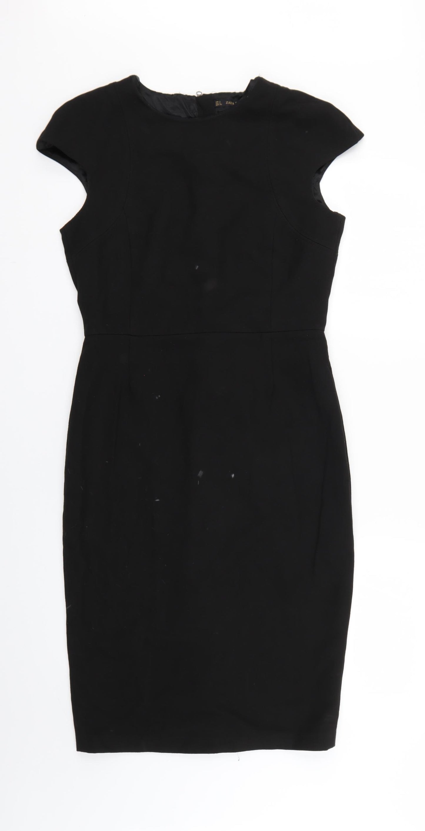 Zara Womens Black   Pencil Dress  Size 14