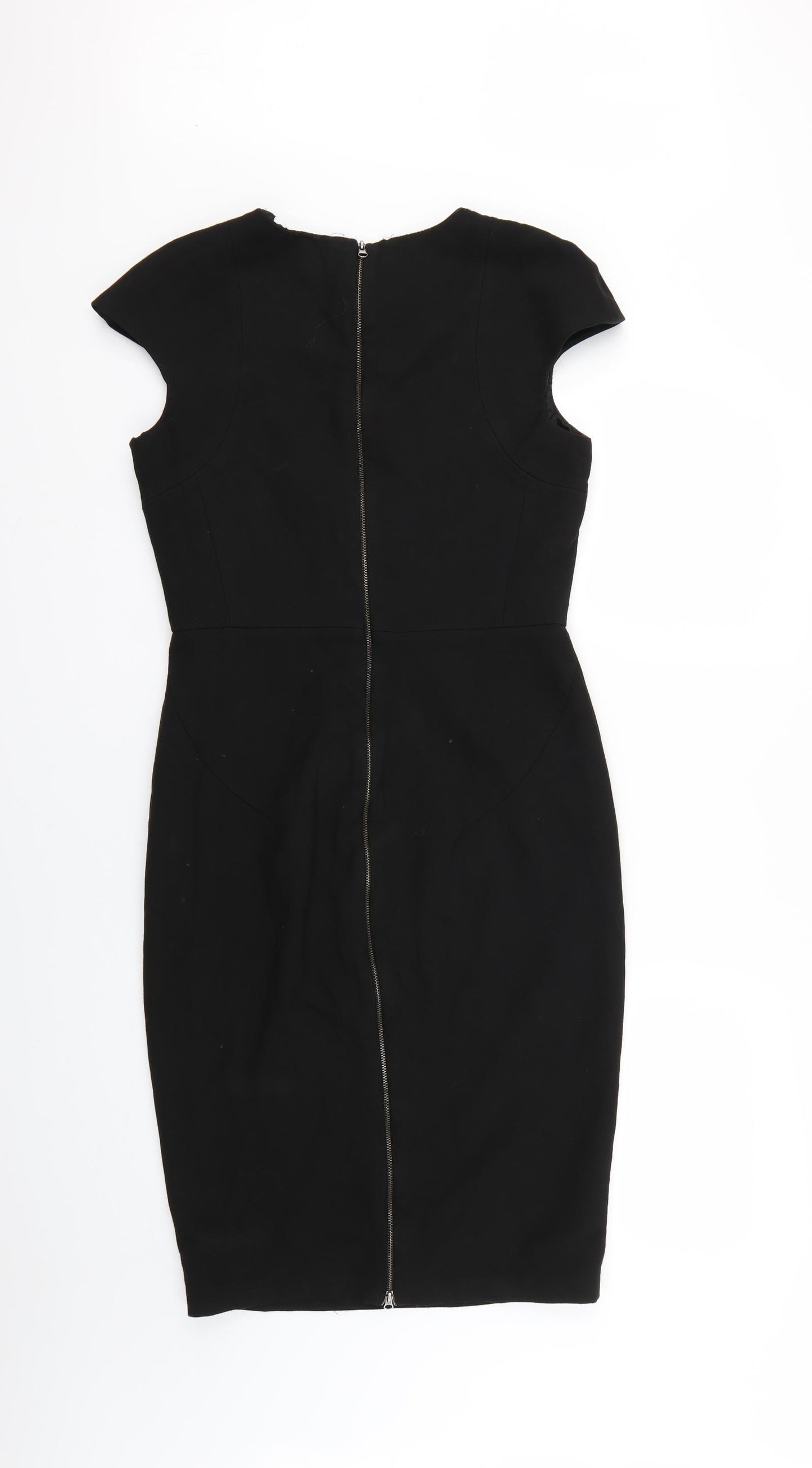 Zara Womens Black   Pencil Dress  Size 14