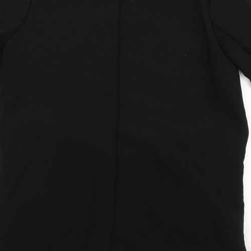 Atmosphere Womens Black   Overcoat Coat Size 8