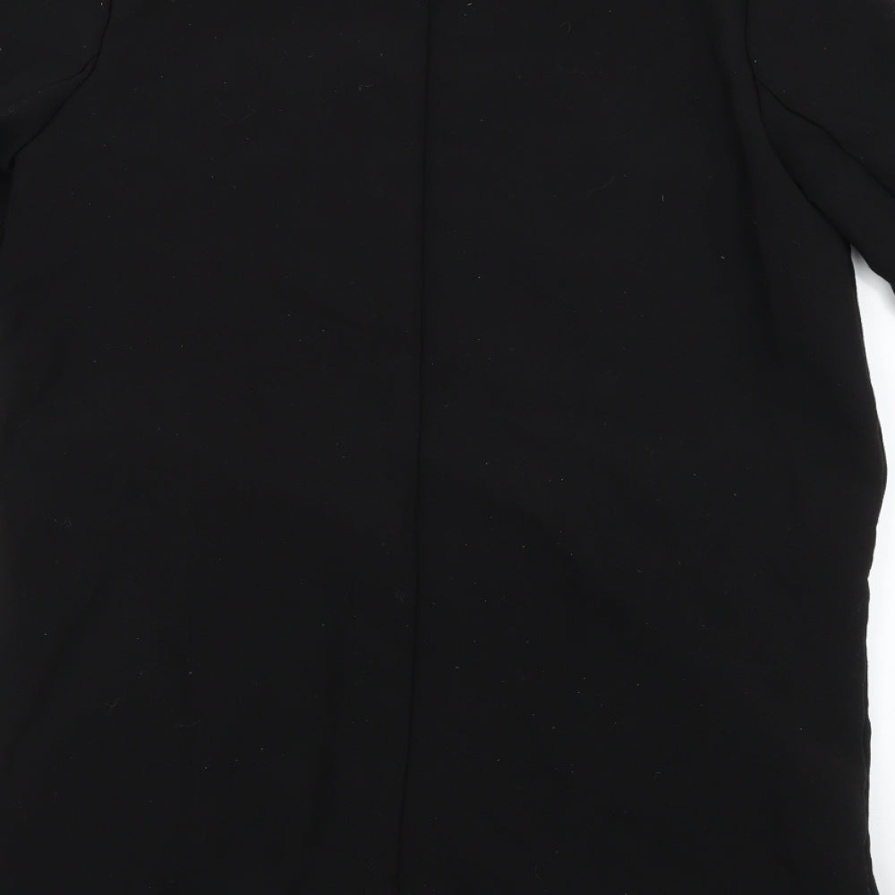 Atmosphere Womens Black   Overcoat Coat Size 8