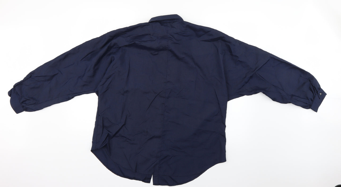 Yessica Mens Blue    Dress Shirt Size 18