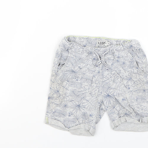 lcdp Boys Grey Geometric  Sweat Shorts Size 5 Years
