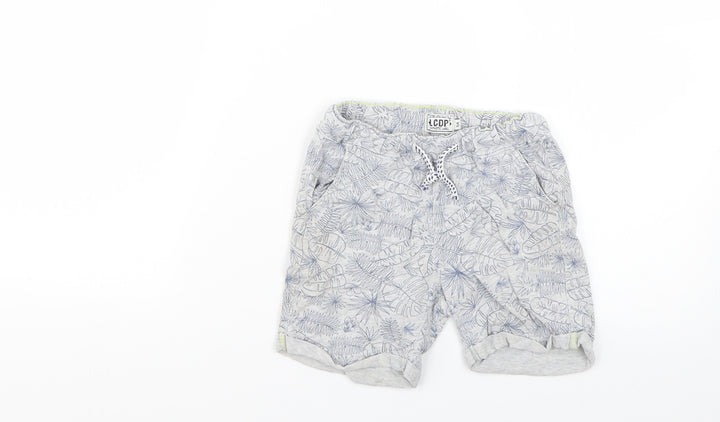 lcdp Boys Grey Geometric Sweat Shorts Size 5 Years