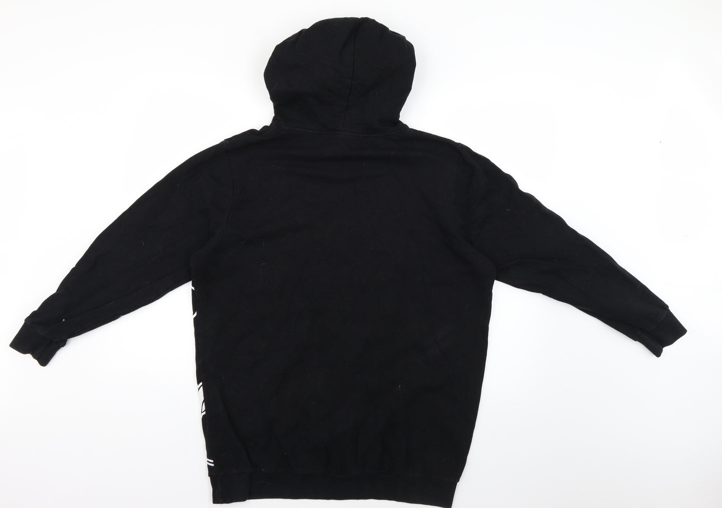 Disney Womens Black Geometric  Pullover Hoodie Size 12  - Disney