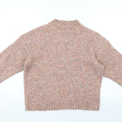 New Look Womens Multicoloured Argyle/Diamond  Pullover Jumper Size S