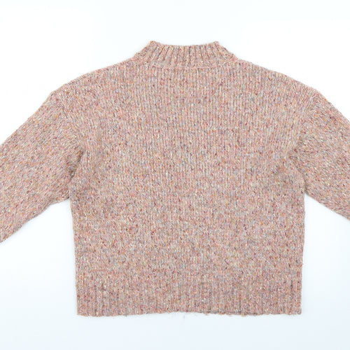 New Look Womens Multicoloured Argyle/Diamond  Pullover Jumper Size S