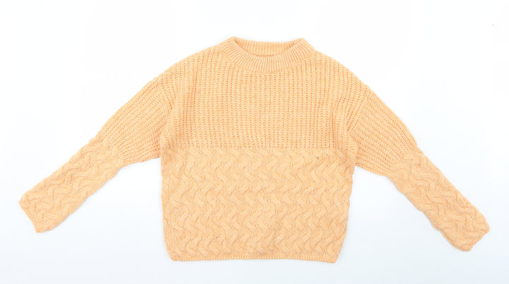 Dorothy Perkins Womens Orange Pullover Jumper Size S