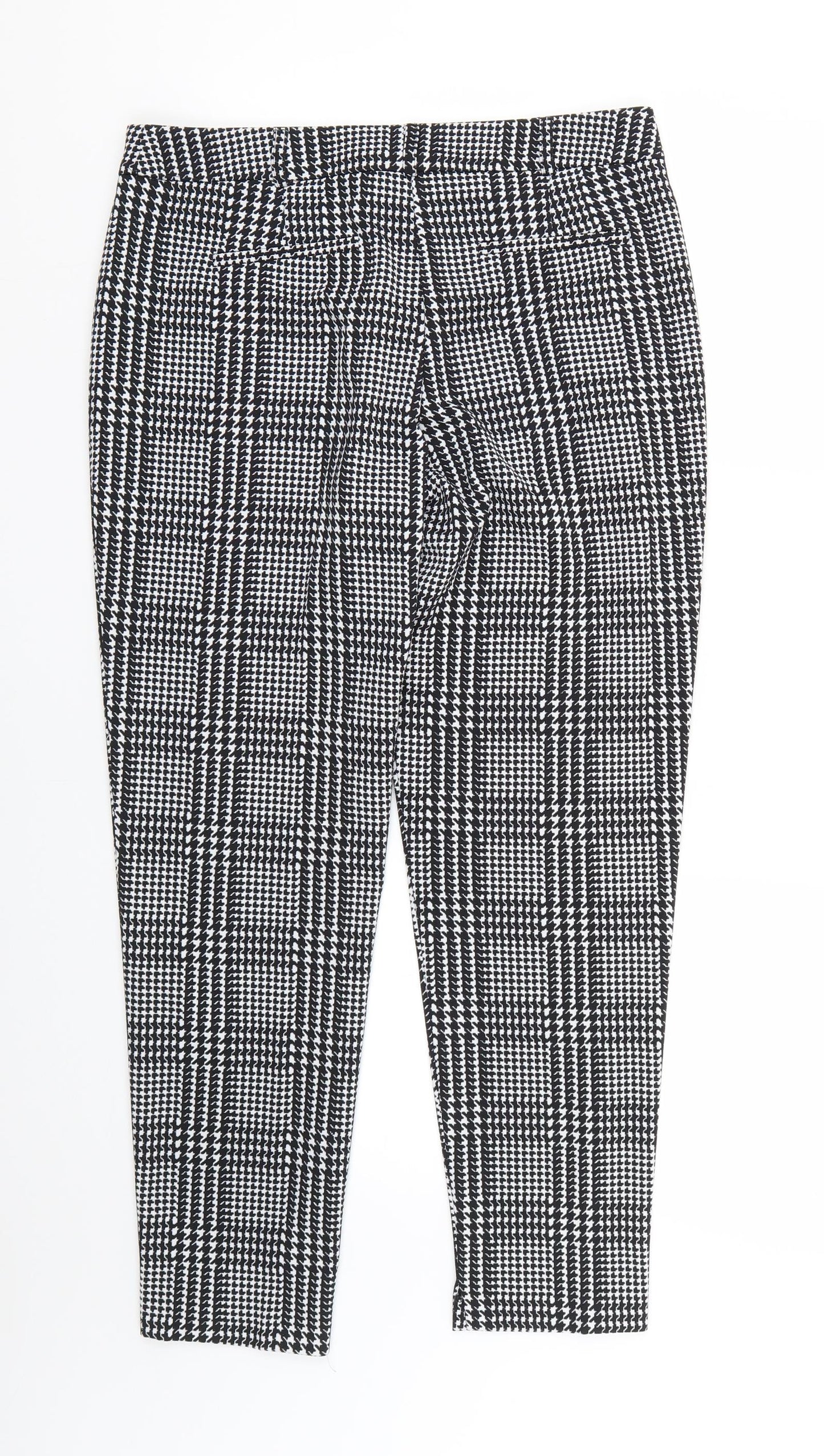 Dorothy Perkins Womens Multicoloured Geometric  Trousers  Size 10 L26 in