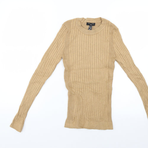 New Look Womens Beige   Basic Blouse Size 12