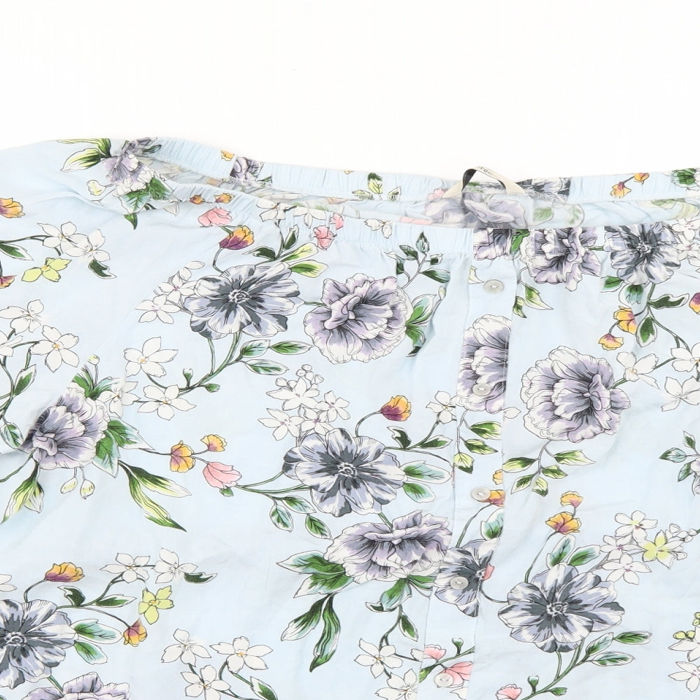 George Womens Blue Floral  Fit & Flare  Size 24