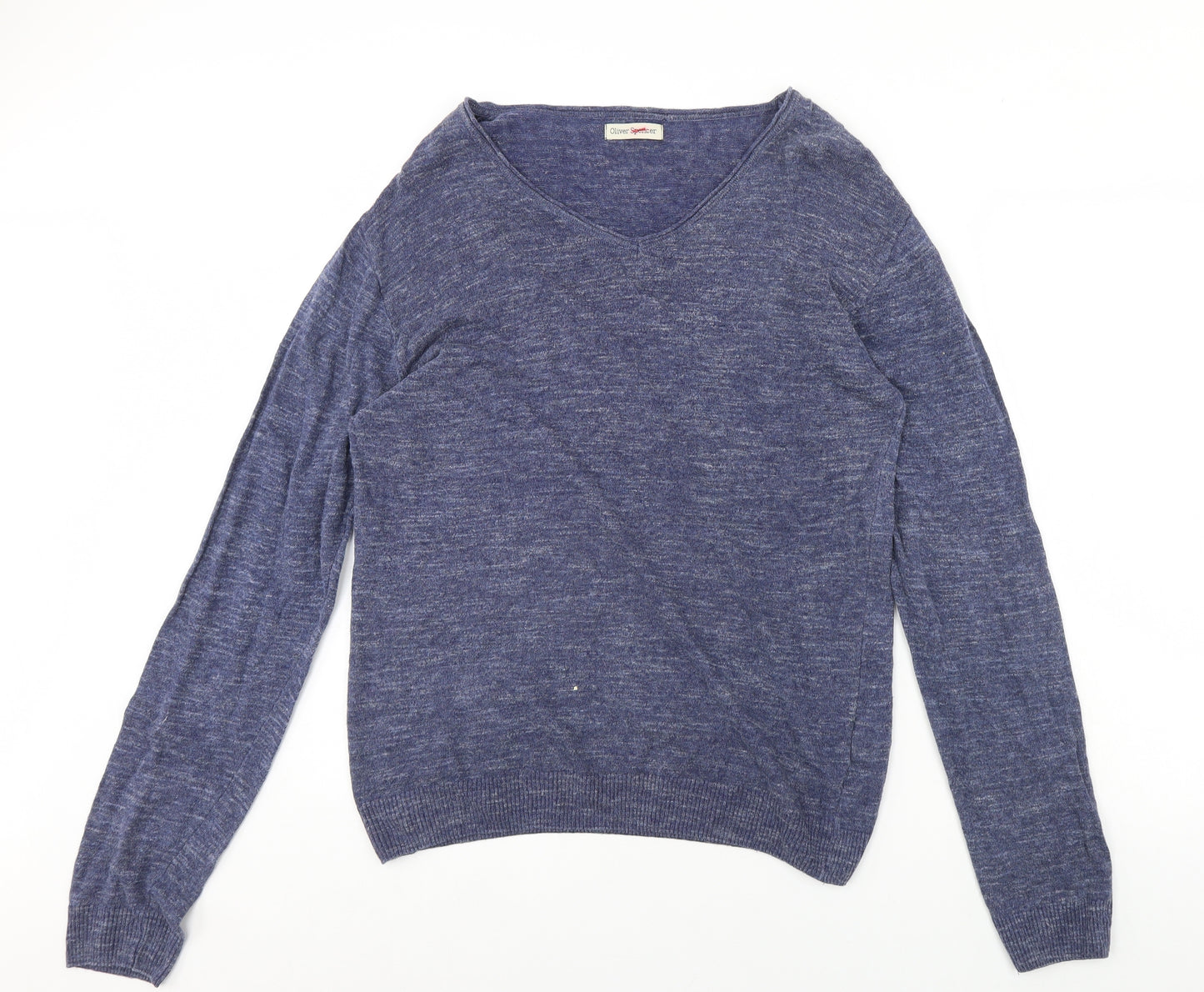 Oliver Spencer Mens Blue   Pullover Jumper Size XL