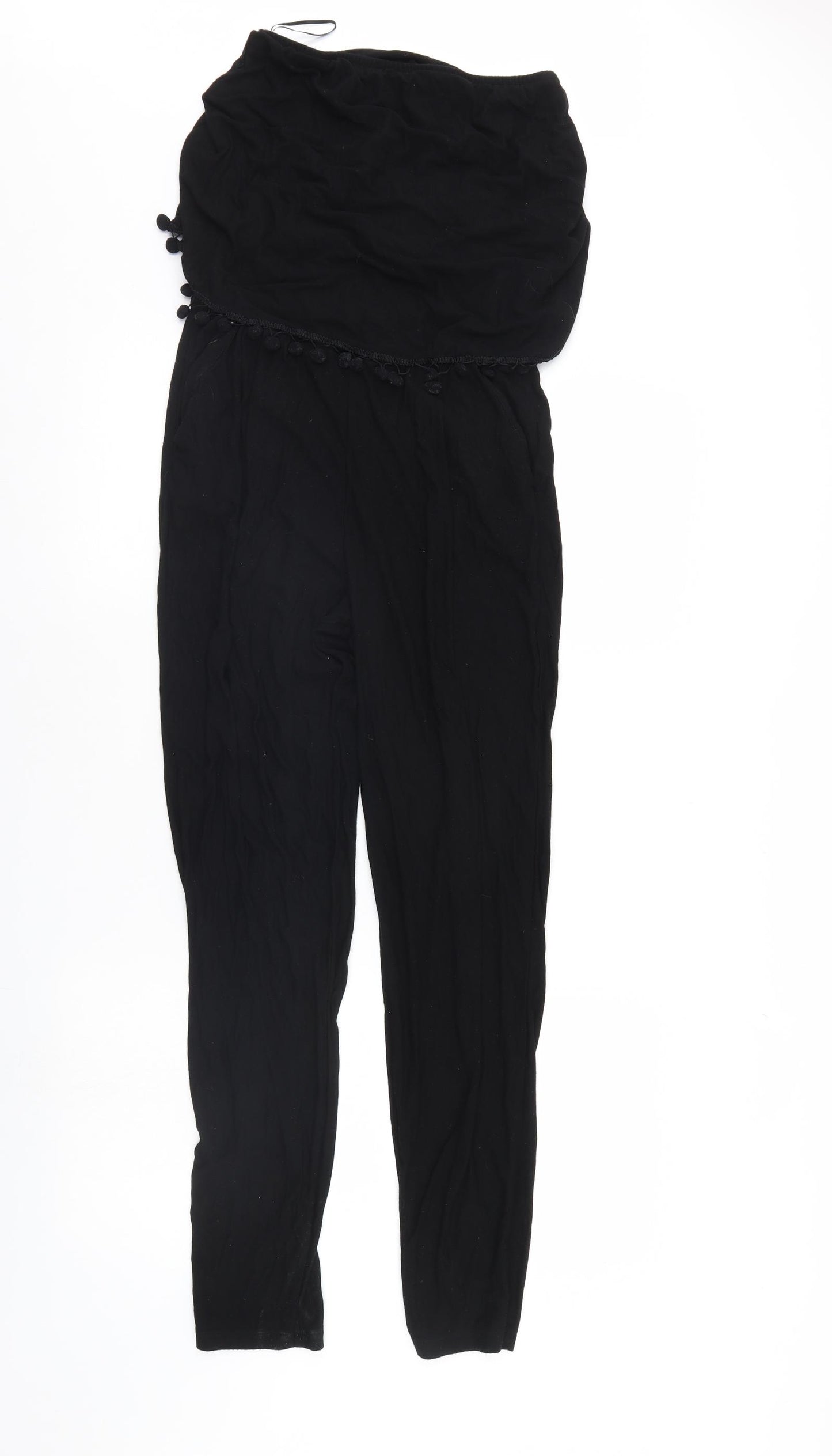 NEXT Womens Black   Jumpsuit One-Piece Size 10 L28 in